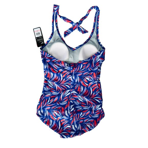 Speedo Creora Highclo Quantum Splice High Cut Swimsuit Dazzling Blue ( 10 ) - Picture 5 of 5